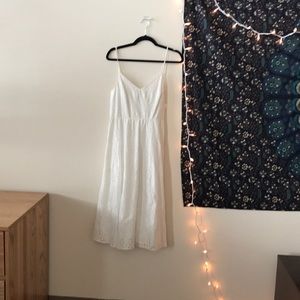 NWT Old Navy White eyelet midi dress